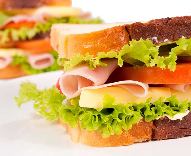 Sandwich Bar food image library (c) Low Cost Menus